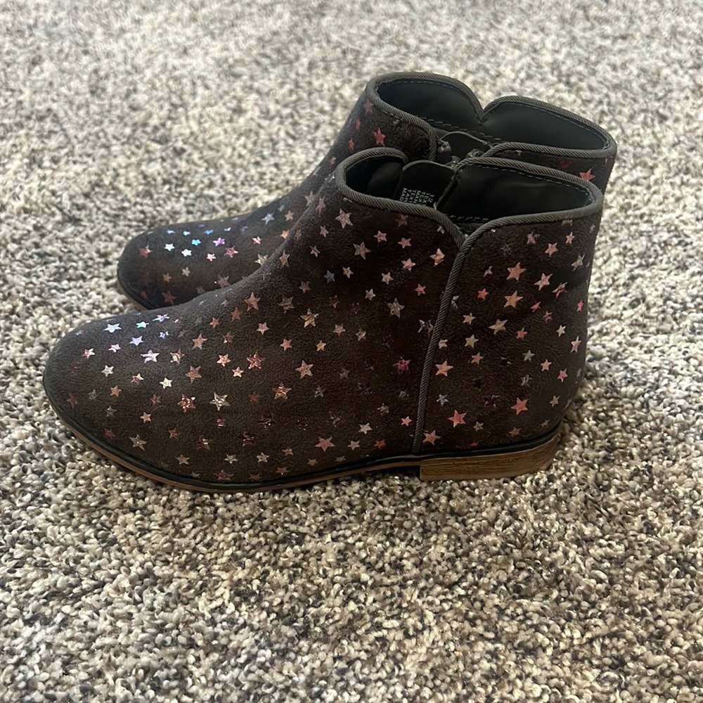 Cat & Jack Girks Ankle Boots Size 12